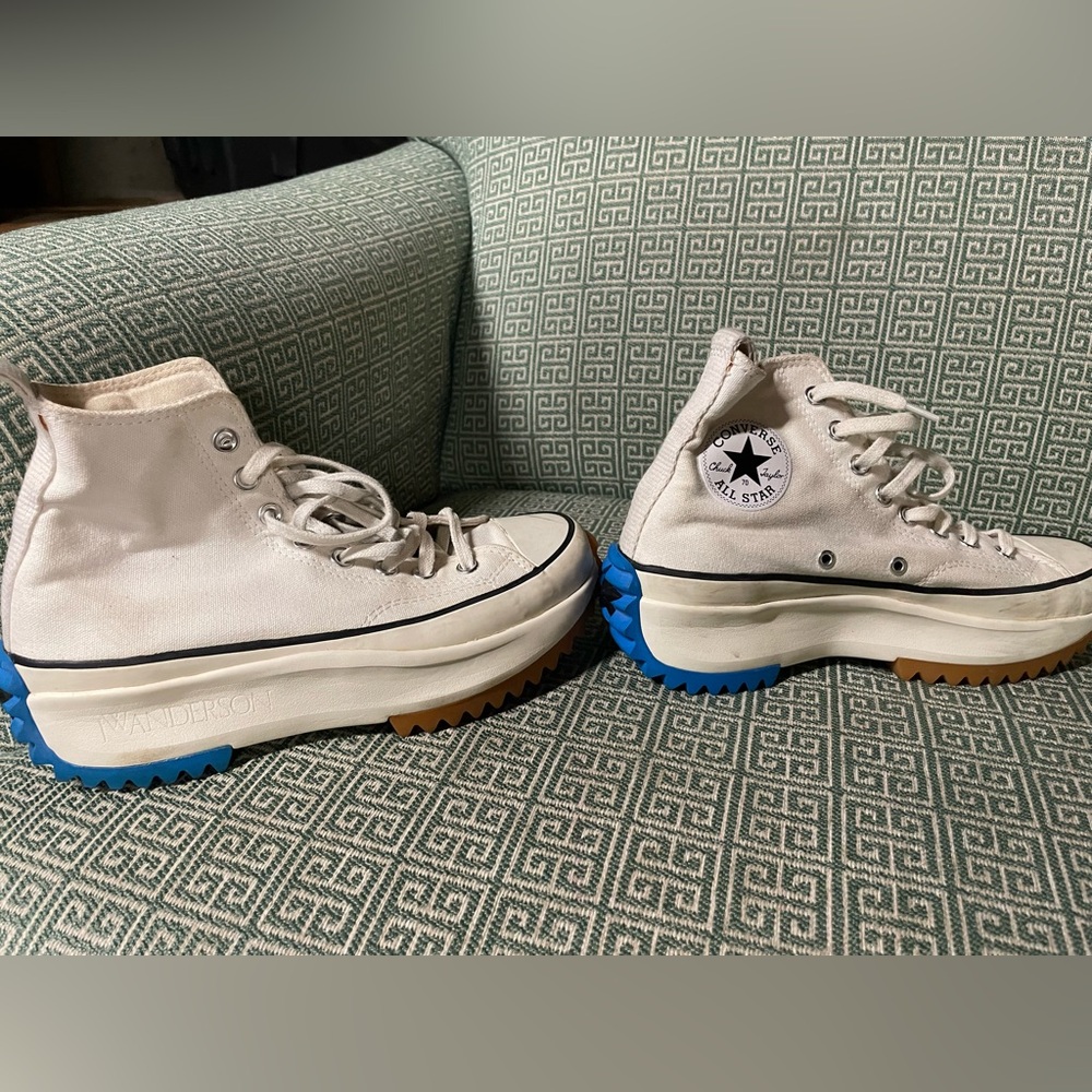 Converse x JW Anderson Run Star Hike Size 8 Women’s 164665C Chuck Taylor White